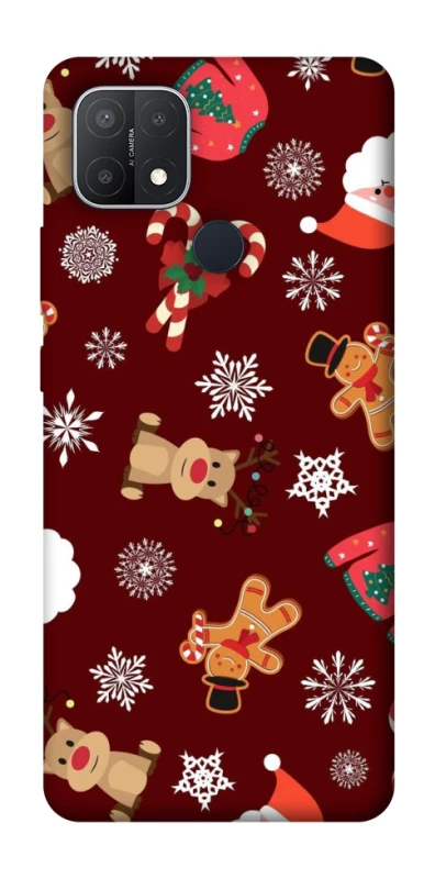 Чохол на Oppo A15s / A15 Новорічний v6 фото 1 з 1