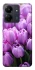 Чехол на Xiaomi Poco C65 Фиолетовые тюльпаны фото 1 из 1