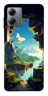 Чохол на Motorola Moto G14 Minecraft sunrise фото 1 з 1