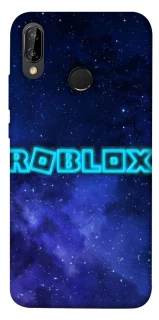 Чохол на Huawei P20 Lite Roblox Space Logo Blue фото 1 Чохол на Huawei P20 Lite Roblox Space Logo Blue фото 1 з 1