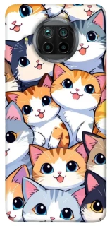 Чехол на Xiaomi Mi 10T Lite / Redmi Note 9 Pro 5G Cute Cat v2 фото 1 из 1