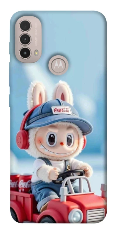 Чохол на Motorola Moto E40 Labubu in the car фото 1 з 1