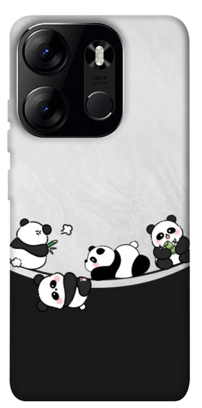 Чохол на Tecno Spark Go 2023 Four pandas фото 1 з 1