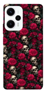 Чохол на Xiaomi Poco F5 / Note 12 Turbo Черепа та рози фото 1 з 1