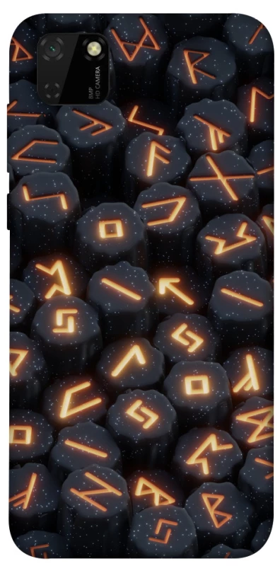 Чехол на Huawei Y5p Огненые руны фото 1 из 1