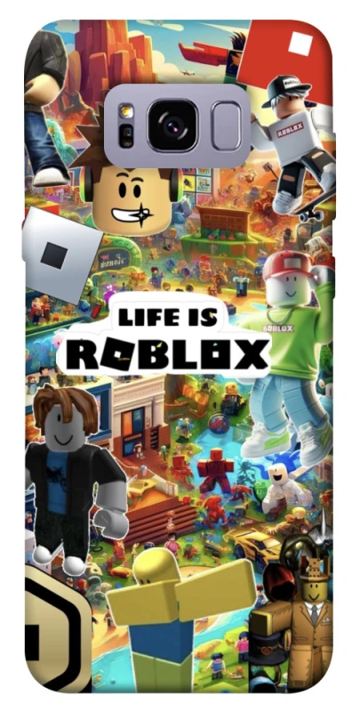 Чохол на Samsung G955 Galaxy S8 Plus Life is Roblox фото 1 з 1