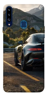 Чехол на Samsung Galaxy A20s Car in the mountains фото 1 из 1