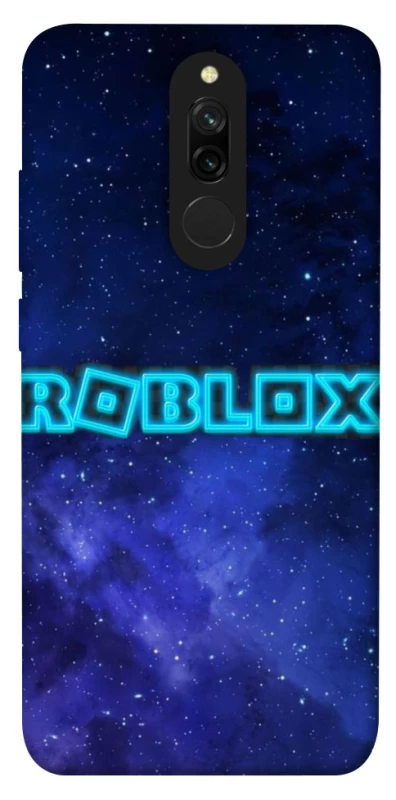 Чехол на Xiaomi Redmi 8 Roblox Space Logo Blue фото 1 из 1