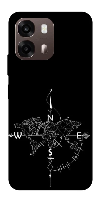 Чохол на Oppo A6 Travel Map фото 1 з 2