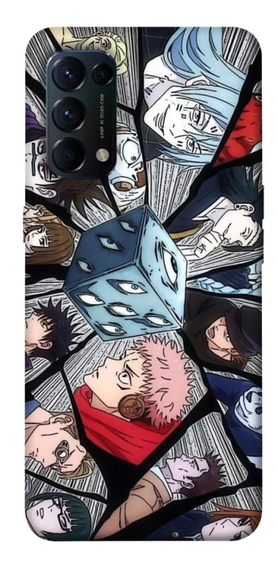 Чохол на Oppo Reno 5 4G jujutsu kaisen v4 фото 1 з 1