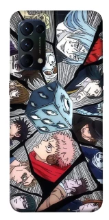 Чехол на Oppo Reno 5 4G jujutsu kaisen v4 фото 1 из 1