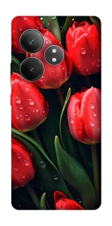 Чохол на Realme GT Neo 6 SE Червоні тюльпани фото 1 Чохол на Realme GT Neo 6 SE Червоні тюльпани фото 1 з 1