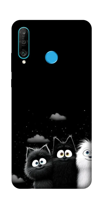Чохол на Huawei P30 lite Three Cats фото 1 з 1