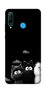 Чохол на Huawei P30 lite Three Cats фото 1 з 1