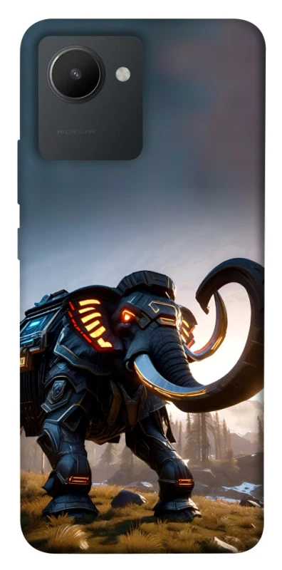 Чохол на Realme C30s Cyber ​​elephant фото 1 з 1