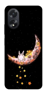 Чехол на Oppo A18 Moon rabbit фото 1 из 1