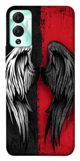 Чехол на Infinix Hot 12 Play Angel and Devil фото 1 из 1