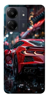 Чехол на Xiaomi Poco C65 Red sports car фото 1 из 1