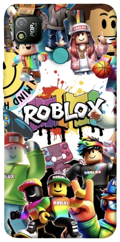 Чохол на TECNO POP 4 Roblox Characters Collage фото 1 з 1
