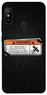 Чохол на Xiaomi Mi A2 Lite / Xiaomi Redmi 6 Pro Warning фото 1 з 1