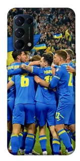 Чехол на Oppo Reno 5 4G Сборная Украины v3 фото 1 из 1