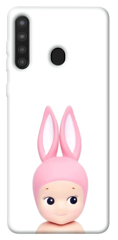 Чехол на Samsung Galaxy A21 Minimal Bunny Peek фото 1 из 1