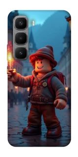 Чохол на Infinix Hot 60 Pro+ Roblox Fire Logo Blue Flames фото 1 з 1