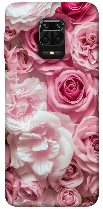 Чохол на Xiaomi Redmi Note 9s / Note 9 Pro / Note 9 Pro Max Рожеві Квіти фото 1 з 1
