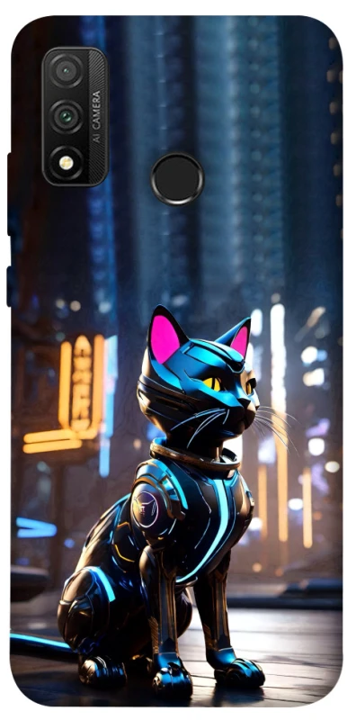 Чехол на Huawei P Smart (2020) Cyber cat фото 1 из 1