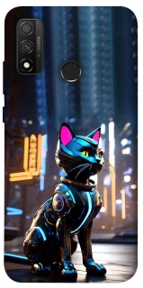 Чохол на Huawei P Smart (2020) Cyber cat фото 1 з 1