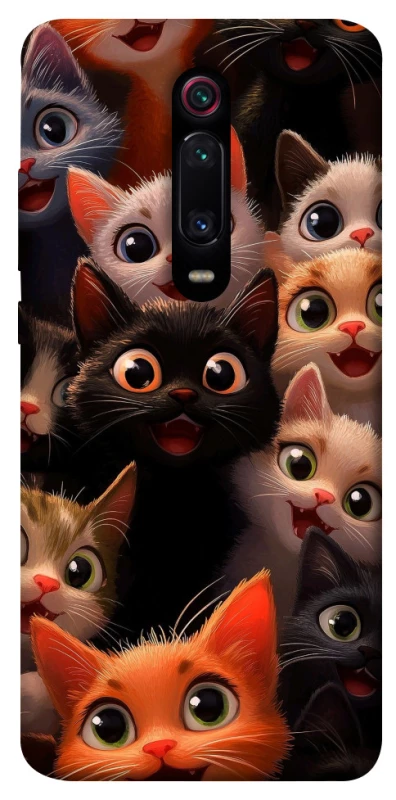 Чохол на Xiaomi Redmi K20 / K20 Pro / Mi9T / Mi9T Pro happy cats фото 1 з 1