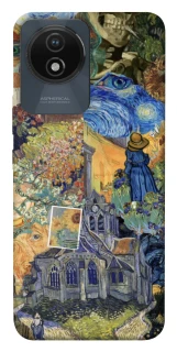 Чехол на Vivo Y02 Van Gogh collage фото 1 из 1
