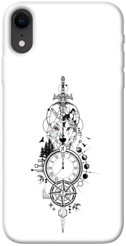 Чехол на Apple iPhone XR (6.1") Tattoo ver.8 фото 1 из 1