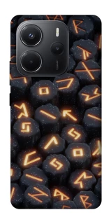 Чехол на Xiaomi Redmi Note 14 4G (Int. version) Огненые руны фото 1 из 1
