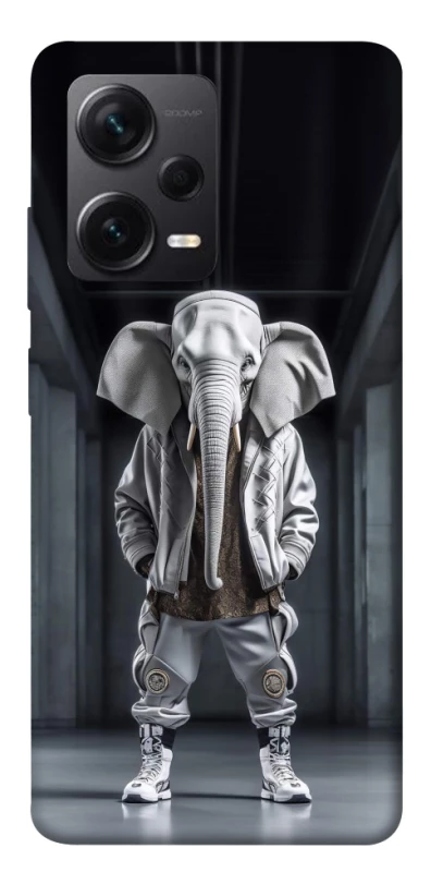 Чехол на Xiaomi Redmi Note 12 Pro+ 5G Слон v2 фото 1 из 1