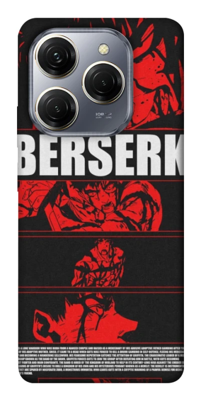 Чехол на TECNO Spark 20 Pro Berserk poster фото 1 из 1