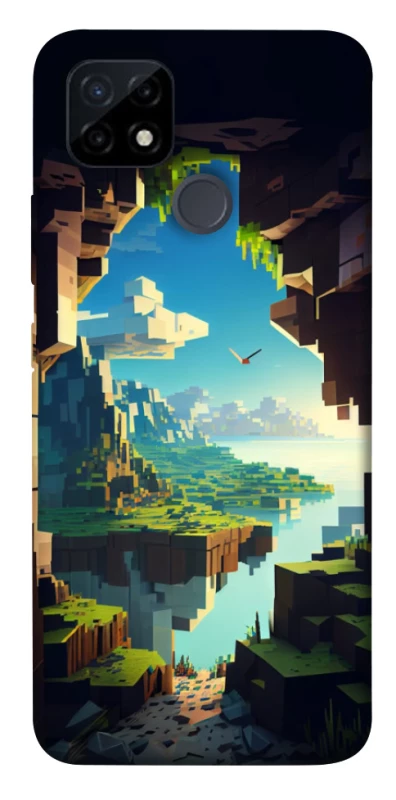 Чохол на Realme C21Y Minecraft sunrise фото 1 з 1