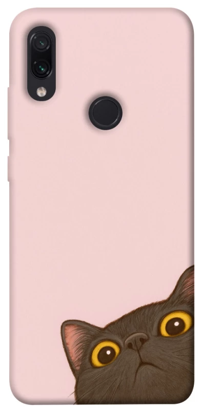 Чехол на Xiaomi Redmi Note 7 / Note 7 Pro / Note 7s Peeping cat фото 1 из 1