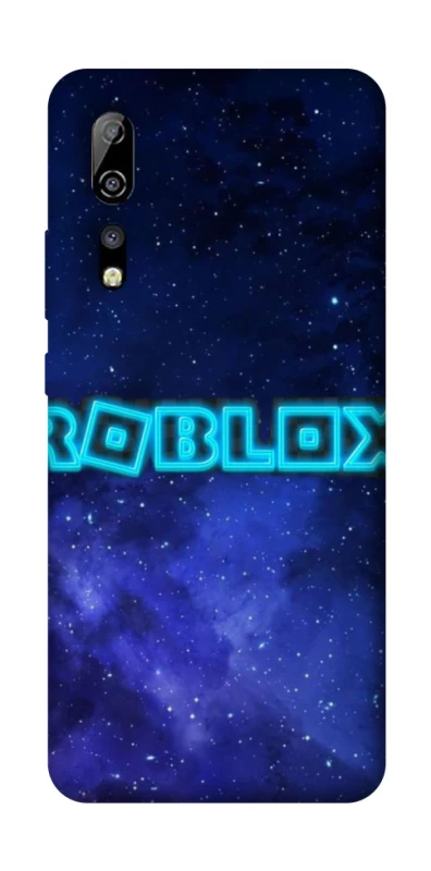 Чохол на ZTE Axon 10 Pro Roblox Space Logo Blue фото 1 з 1