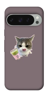 Чохол на Google Pixel 10 Pro XL cat matcha фото 1 з 1