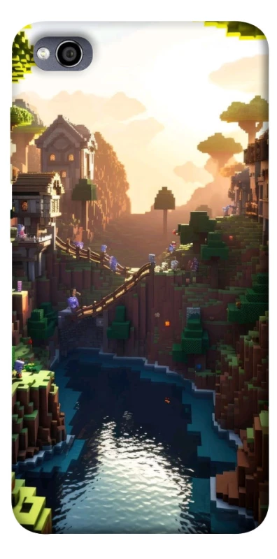 Чехол на Xiaomi Redmi 4a Minecraft sunset фото 1 из 1