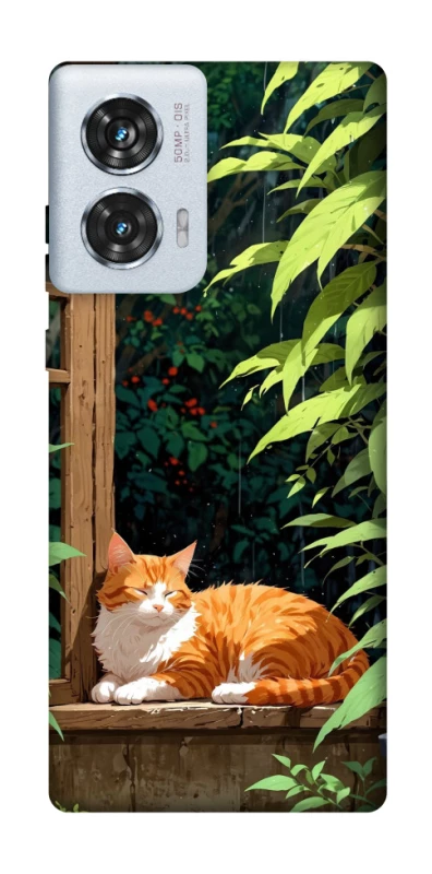 Чохол на Motorola Edge 50 Fusion red cat фото 1 з 1