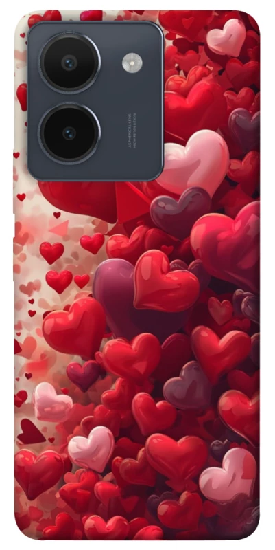 Чохол на Vivo Y36 Many hearts фото 1 з 1