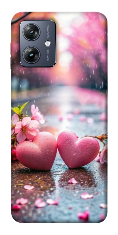 Чохол на Motorola Moto G54 Pink heart фото 1 з 1