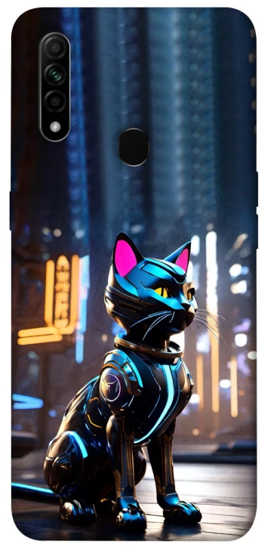 Чехол на Oppo A31 Cyber cat фото 1 из 1