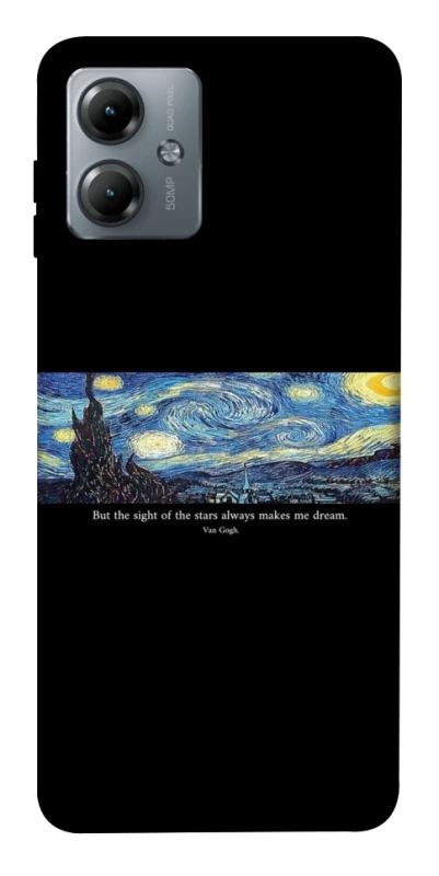 Чохол на Motorola Moto G14 Starry night Van Gogh фото 1 з 1