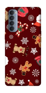 Чехол на Oppo Reno 4 Pro Новогодний v6 фото 1 из 1