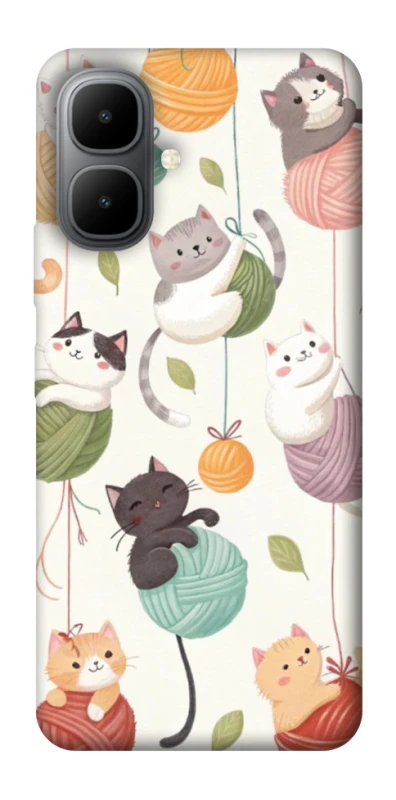 Чехол на Infinix Smart 10 Funny Kittens фото 1 из 1