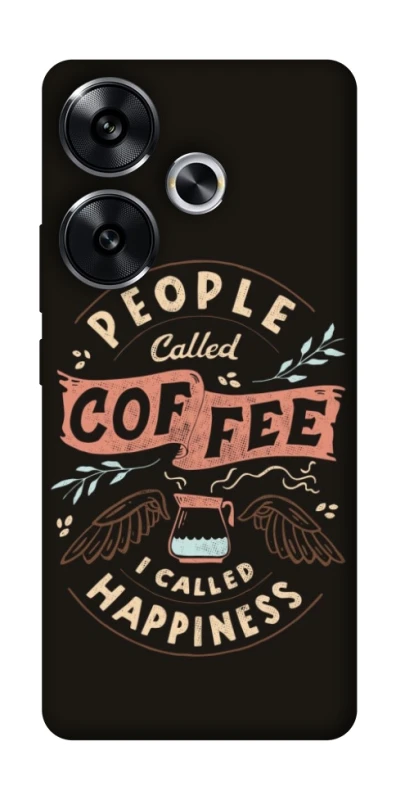 Чохол на Xiaomi Poco F6 Сoffee happiness фото 1 з 1
