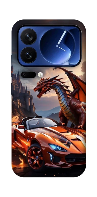 Чохол на Xiaomi Poco F7 Ultra Сar and dragon фото 1 з 1
